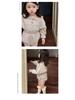 Korean Style Girls' Autumn Clothing Set 2025: Baby Romper & Two-Piece Outfit
