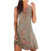Women's Casual Long Summer Sun Dresses 2023 Long Sleeve V-Neck Flowy A Line Pleated Maxi Cocktail Dress