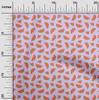 oneOone Cotton Flex Lavender Fabric Fruits Sewing Material Print Fabric By The Yard 40 Inch
