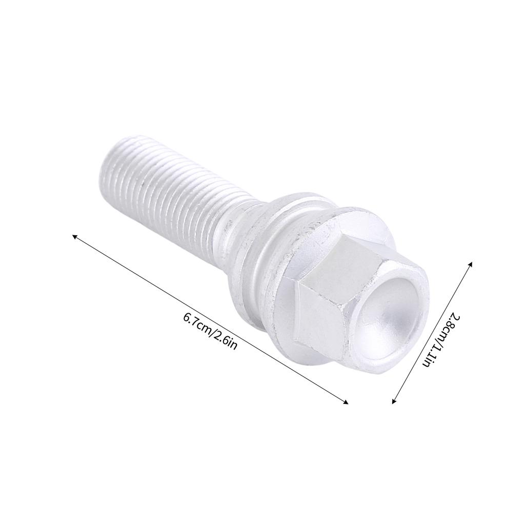 20pcs Car Wheel Bolt Wheel Screw For Q7 Touareg Transporter T5 Multivan Porsche Wheel Bolt Wheel Screws Accessories