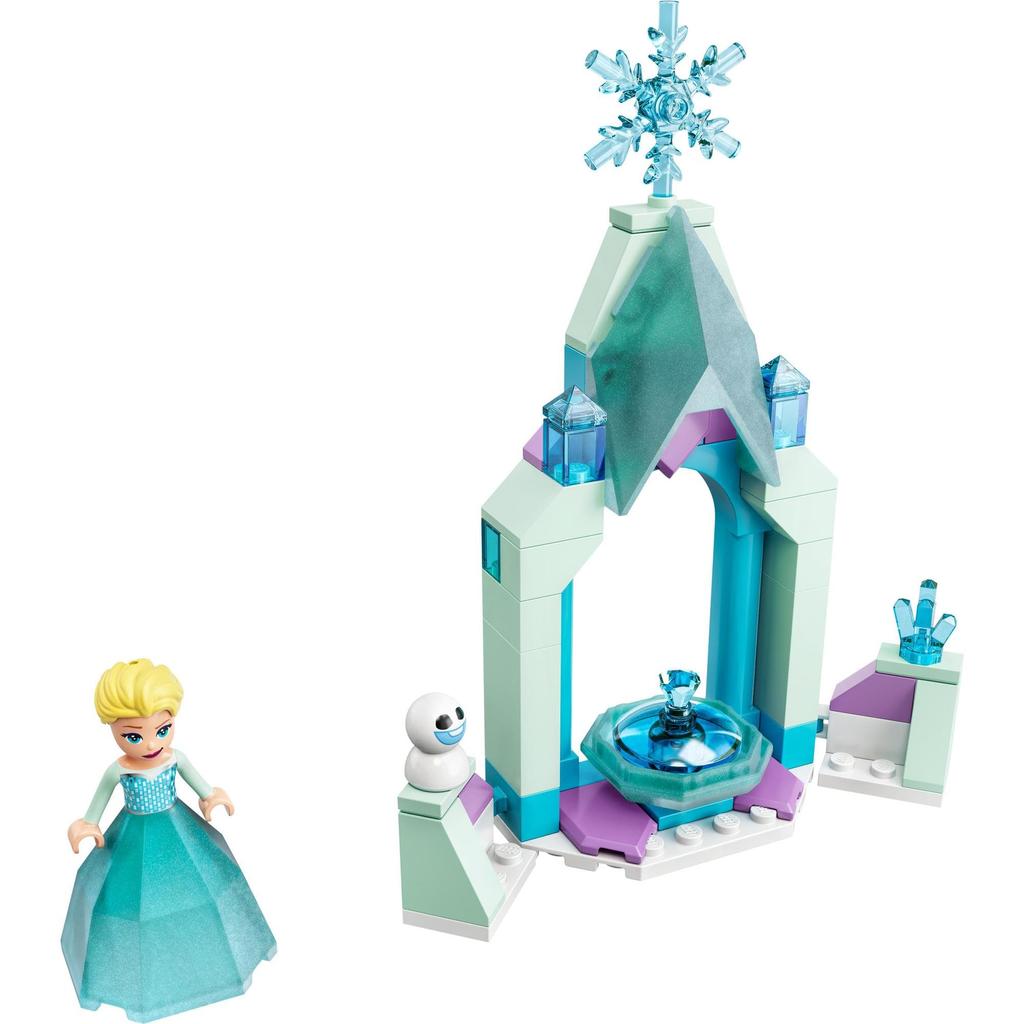 LEGO Disney Princess Elsa's Castle Courtyard 43199, Toy Blocks, Gift, Princess, Castle, Girls, Ages 5 and Up