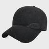 Men's Winter Ear Protection Duckbill Cap - Thick Velvet Warm Baseball Hat for Seniors