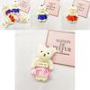 Cute Cartoon Teddy Bear Plush Toy Wholesale Wedding Decoration Wedding Gift Hanging Pendant Characters)