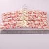 Floral Fabric & Wooden Non-Slip Clothes Hanger for Adults