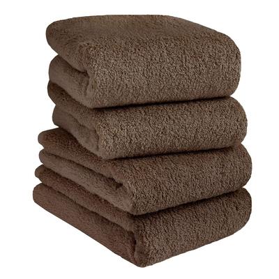 Hiorie Hergestellt in Japan Gesichtsset aus Premium-Stapel-Instant-Senshu-Spezialhandtuch, zertifiziert (Hiorie) Handtücher im Hotelstil, Elegant, 4, Kakao, Flauschig,