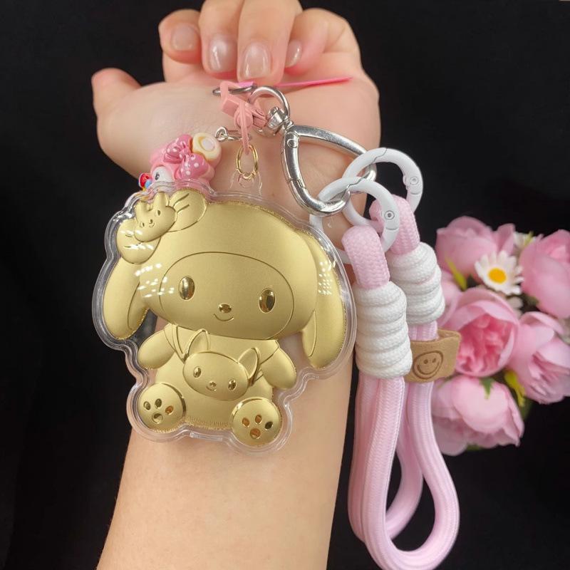 Sanrio My Melody & Kuromi Keychain Pendant - Creative Gift for Live Streaming Without Gold