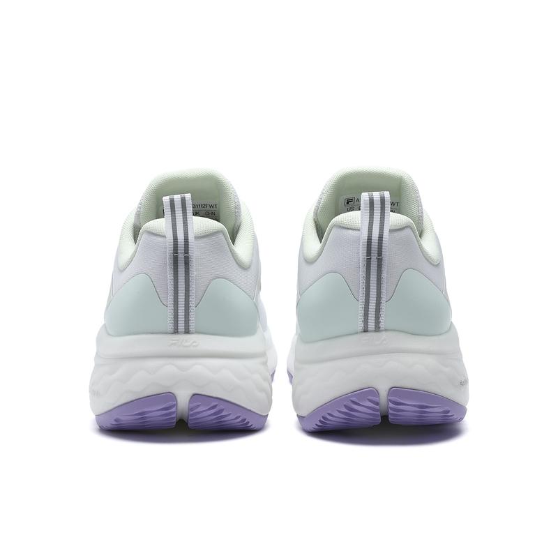 Fila Nuvole 2 Solid Color Minimalist Versatile Low-Top Running Shoes Women Sneaker FILA-White A12W431112FWT