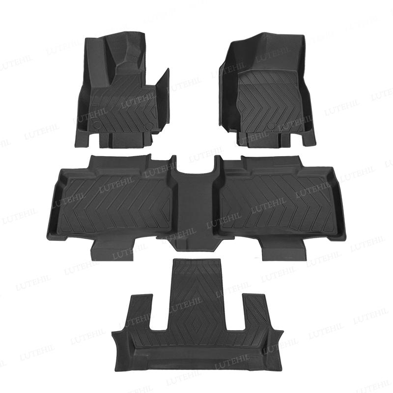 Custom All-Weather TPE Floor Mat For Ford Explorer 2020 2021 2022 Carpet Cover Automotive Interior Protector Accessories