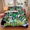 3-teiliges Green Lantern Corps Bettwäsche-Set, weicher und bequemer Bettbezug, für Schlafzimmer und Gästezimmer (1 x Bettbezug + 2 x Kissenbezüge, ohne