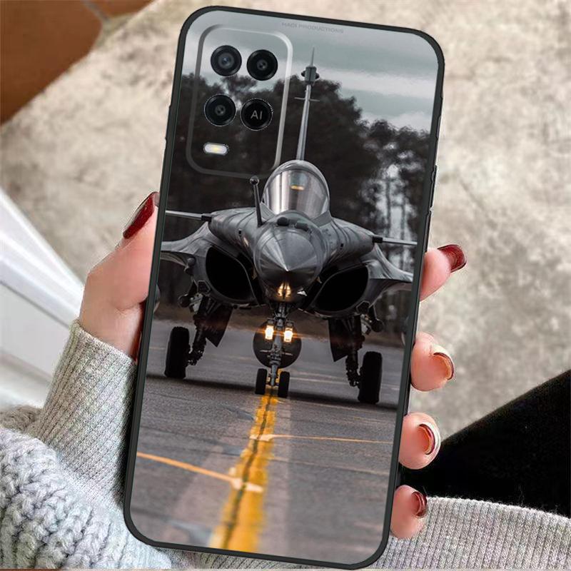 Fighter Planes Case For Oppo A57 A17 A77 A40 A78 A54 A74 A94 A76 A16 A96 A18 A60 A80 A38 A58 A98 A15 A5 Pro