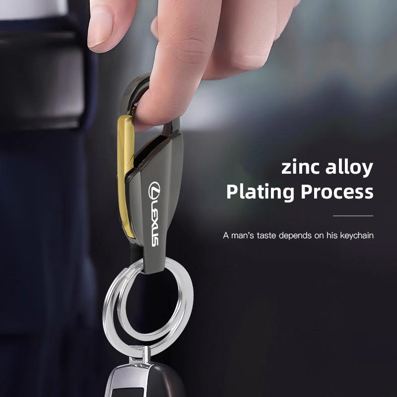 Lexus Car Zinc Alloy Key Ring Customize Emblem Keychain For FSPORT LBX NX RX 350h 450h ES UX 300e GS GX IS LS LX CT LC RC GX460
