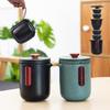 Portable Tea Set Small Bag Ceramic Quick Tea Cup One Pot Four Cups Tea Brewing Pot