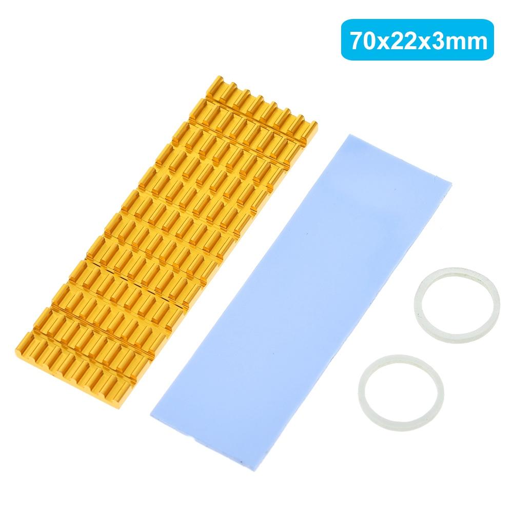 1/3/5PCS 3MM 6MM Heatsink Heat Dissipation Radiator M.2 Cooling Heat Sink Heat Thermal Pads for M.2 NGFF 2280 PCI-E NVME SSD