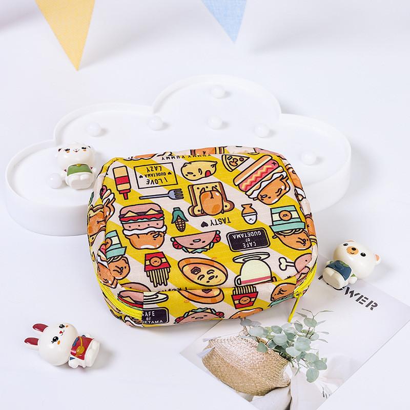 Waterproof Mouse Sanitary Pad Storage Bag For Travel Girls