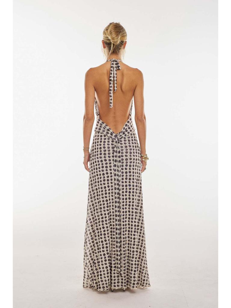 European & American Style Backless Slim Halter Dress - Spring/Summer Fashion