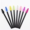 Pack of 50 Disposable Mini Nylon Eyelash and Eyebrow Brushes with Solid Handles