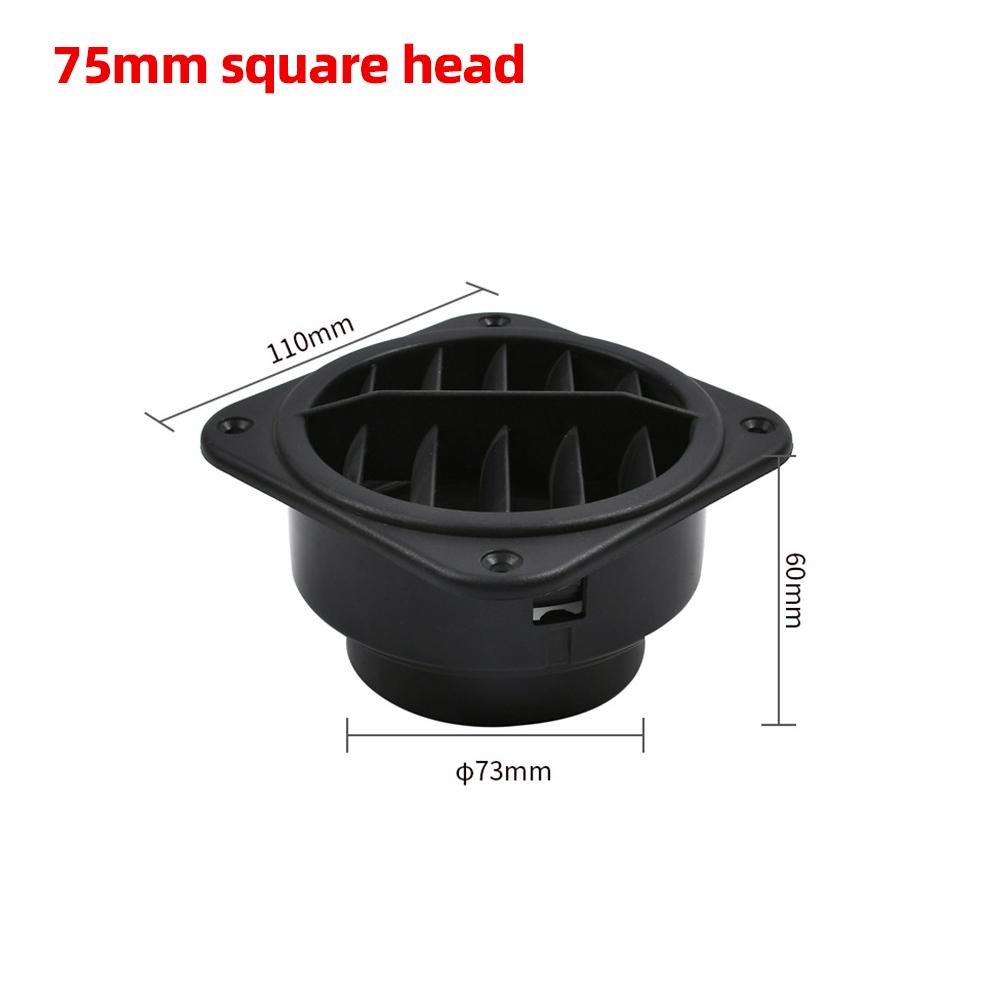 42/60/75/90mm Parking Diesel Heater Air Circulation Valves Auto Heater Ducting Warm Air Vent For Eberspacher Webasto