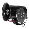 6-geluids 100W luide claxon voor motorfiets, auto, vrachtwagen, luidspreker, waarschuwingsalarm, sirene, politie, brandweer, ambulance, claxon