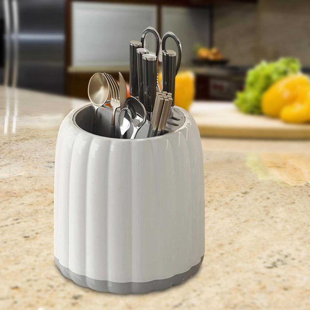 Compact Cutlery Holder for Kitchen Storage - Space-Saving Utensil Organizer