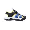 Li Ning Kids Sports Lifestyle Series Velcro Closed Toe Flat Hollow Breathable Sandals Kids Sandals Black Blue Yellow YKKR028-3