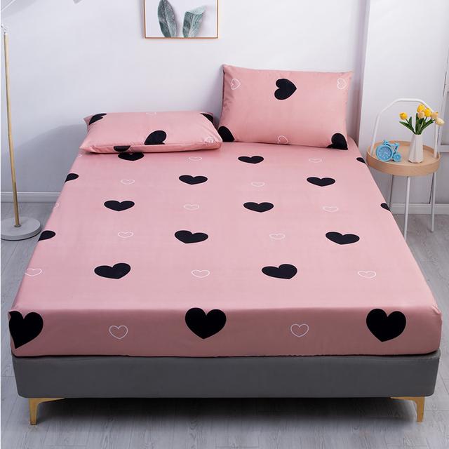 Водонепроницаемый чехол для односпальной двуспальной кровати, простыня высокого качества для мочеиспускания, противоскользящий пылезащитный чехол для матраса 90x200x25cm gray