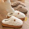 Cotton Shoes with Toe Caps for Warmth, Thickened Soft Soles, Anti-slip and Comfortable To Step on. Home Slippers