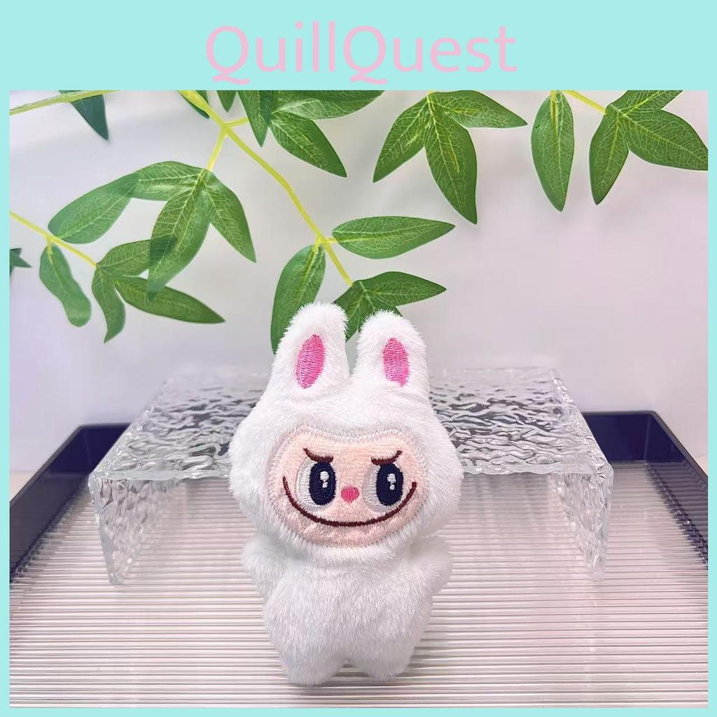 Adorable Korean Style Plush Bunny Doll Keychain With Cute Colorful Variants For Girls