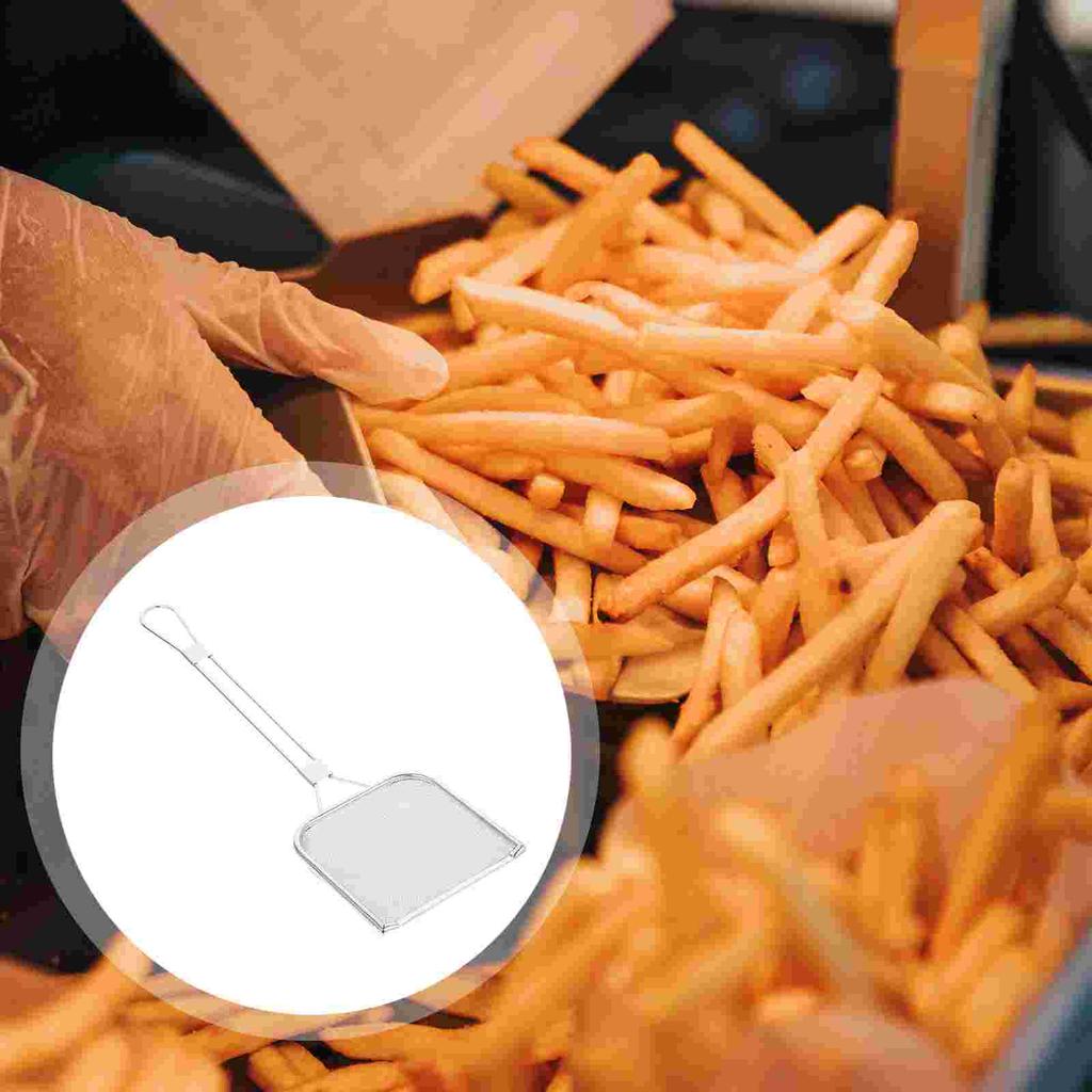 Oil Residue Pasta Drainer Ladle Air Fryer Metal Spoons Cooking Skimmer 304 Stainless Steel Colander Strainer
