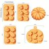 Pumpkin Silicone Baking Molds Fall Leaves Acorn Cake Molds Non-Stick Chocolate Candy Soap Molds Desserts DIY Baking Tools