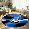 Tapis rond en velours cristal imprimé Atalanta FC Tapis de sol doux antidérapant pour chambre à coucher Cadeau de vacances