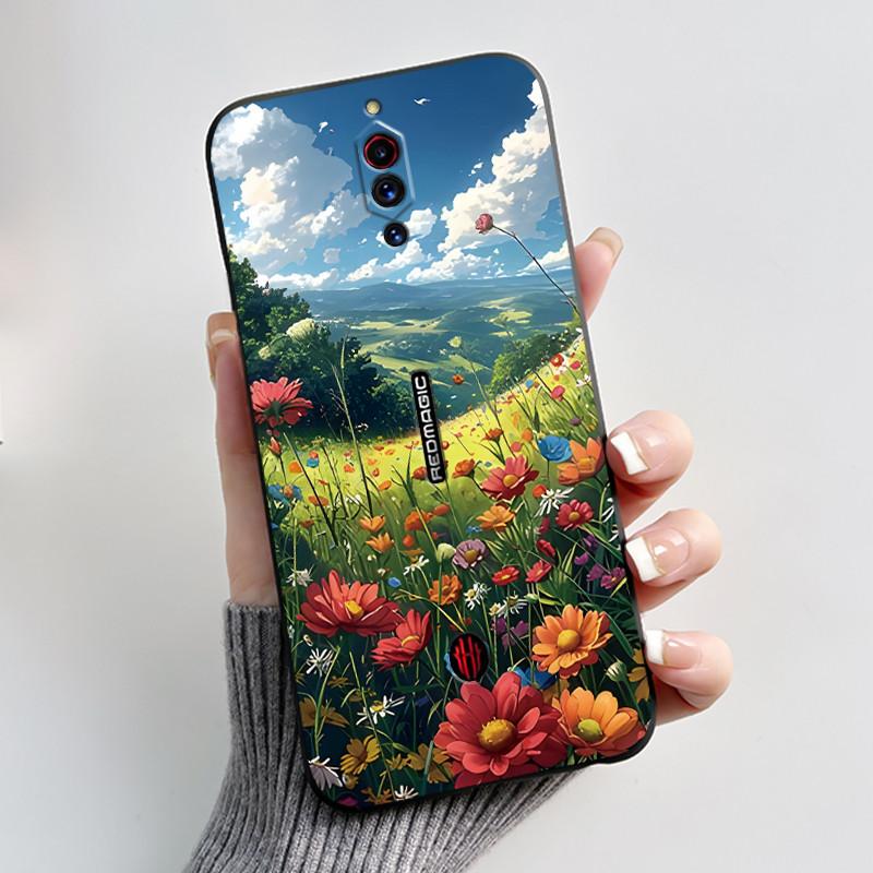 

Casing For ZTE Nubia Red Magic 5G 5S RedMagic 5G Black Matte Cover Aesthetic Luxury Cute Cool Boy Girls Shockproof Soft TPU Case ZTE nubia Red Magic 5S