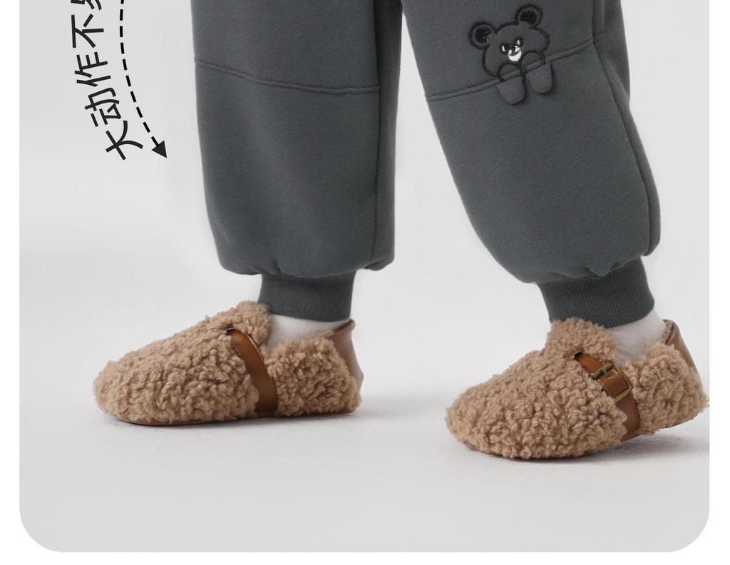 European Boys' Cartoon Sports Thick Sweatpants - Autumn/Winter 2025 Toddler & Children’s Clothing