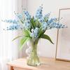 3PCS Multi-color Artificial Flower Branches Lifelike Real Touch Simulation Bell Orchid 40 CM Fake Flowers Party Decor