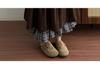 Autumn/Winter Corduroy Double-Layer Plaid Long Skirt for Pregnant Women (No Support Belt)