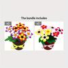 DIY Flower Pot Potted for Children Crafts Kids Educational Gifts Ornaments Bonsai Flowers Making Kit Sold By Set