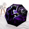 Disney Villains The Evil Queen Automatic Opening and Closing Umbrella - Lightweight 3-Fold Design, Suitable for Fans, Travel, Daily Use - Of
