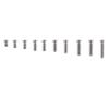600Pcs Box 10 Sizes Stainless Steel Screws Watch Eyeglass Repair Accessory