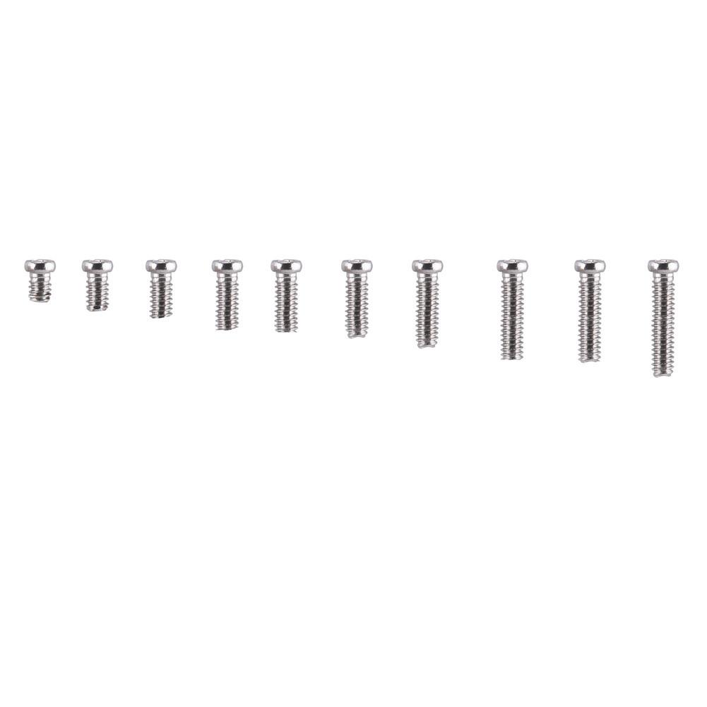 600Pcs Box 10 Sizes Stainless Steel Screws Watch Eyeglass Repair Accessory
