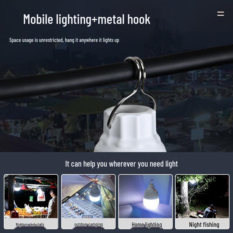 Rechargeable LED Camping Lantern: Super Bright, Long Battery Life for Tent & Tarp Lighting