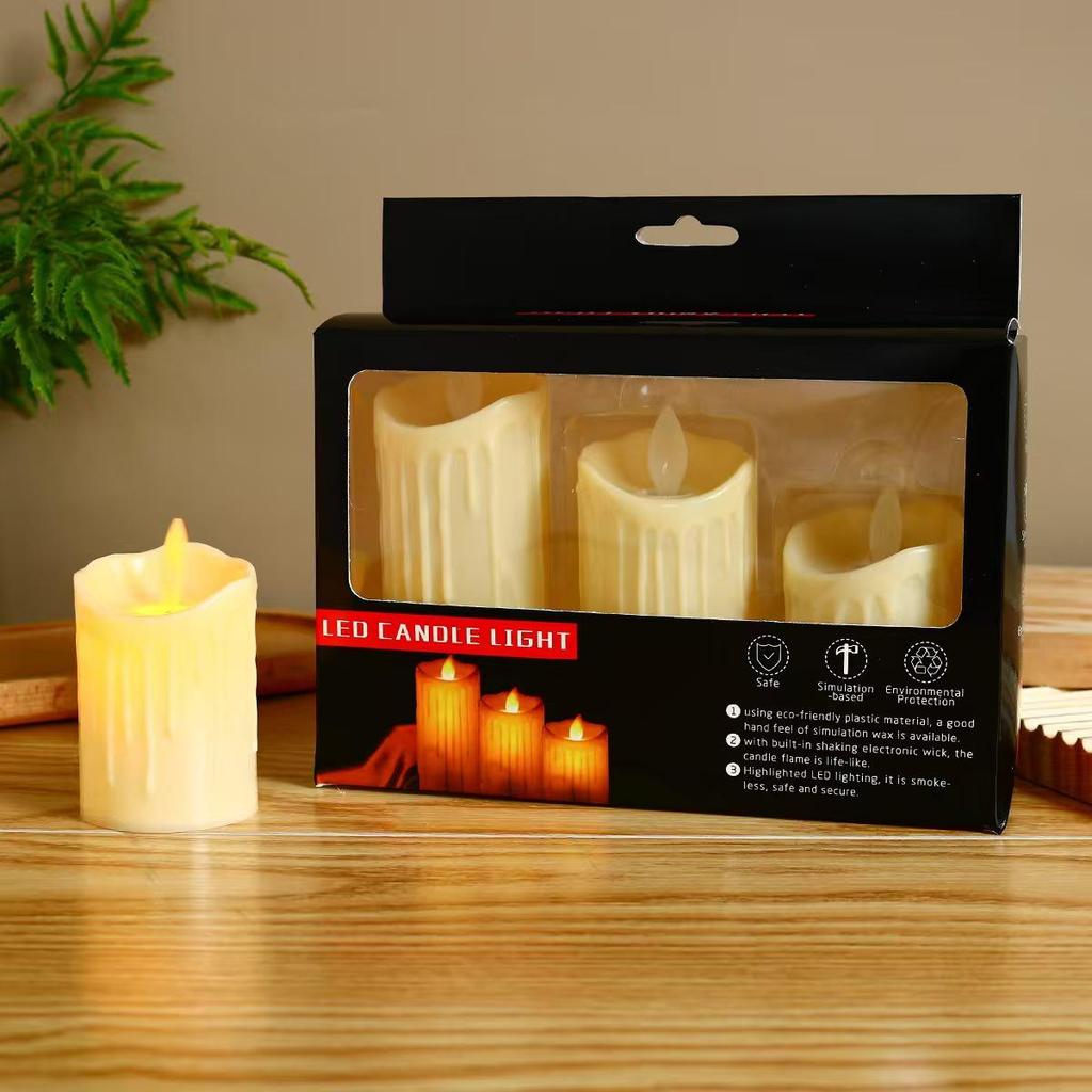 LED Wavy Mouth Face Swinging Candle Light for Wedding, Birthday, Christmas, Concerts