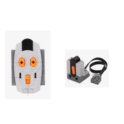 Lego-сумісні будівельні блоки FP Tech: Збірка двигуна MOC з дистанційним керуванням 8885 і приймачем 8884