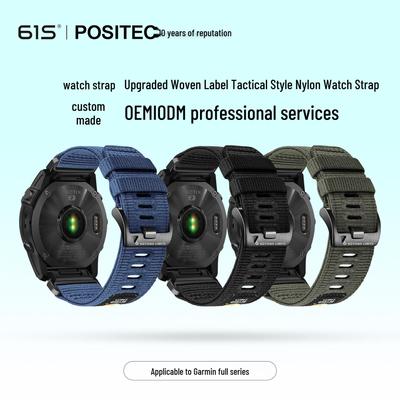 Curea de ceas din nailon cu eliberare rapidă 61S Îmbunătățită pentru Garmin Fenix 8/7X/6X Epix Pro