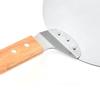 Roamtic Fashion Kitchen Cake Shovel Handle Steel Baking Pizza Tool Stainless Round Wooden