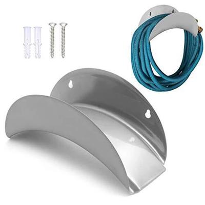 Wall Mount Hose Hanger Durable Strong Load-bearing Capacity Hose Holders Organizer Rustproof Outdoor Hose Holder Yard