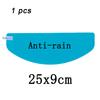 4Pcs Motorcycle Helmet Clear Rainproof and Anti-fog Film Universal Motorcycle Helmet  Coating Sticker Film Helmets Accessories