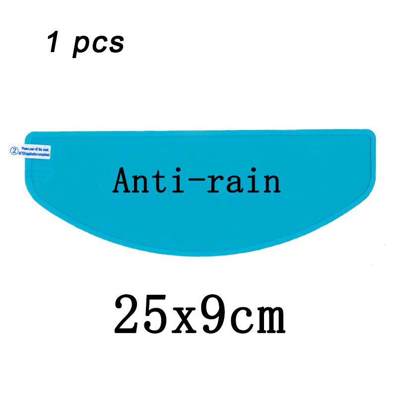 4Pcs Motorcycle Helmet Clear Rainproof and Anti-fog Film Universal Motorcycle Helmet  Coating Sticker Film Helmets Accessories