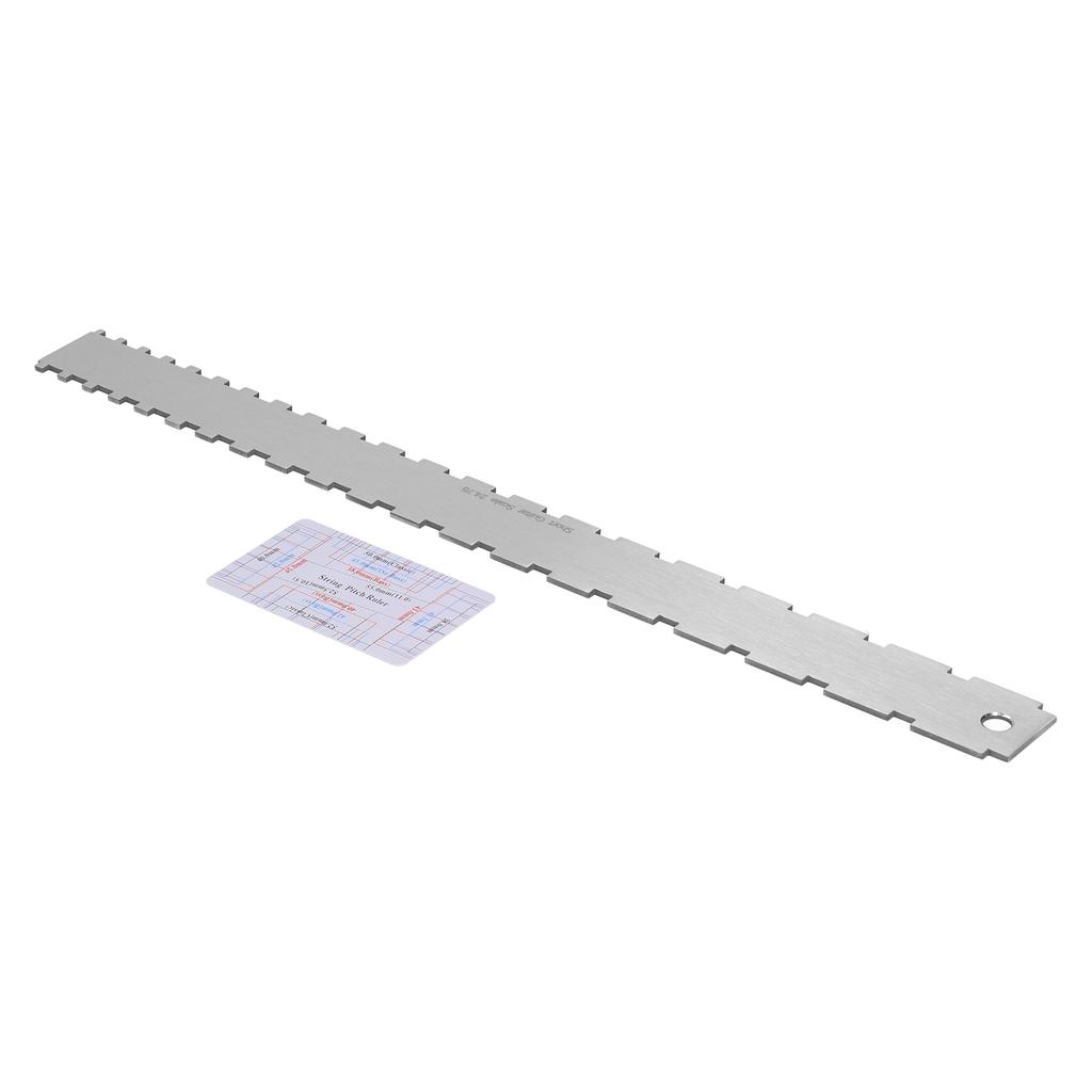 Guitar String Action Gauge Neck Notched Chord Height and Distance Ruler Measuring Tool