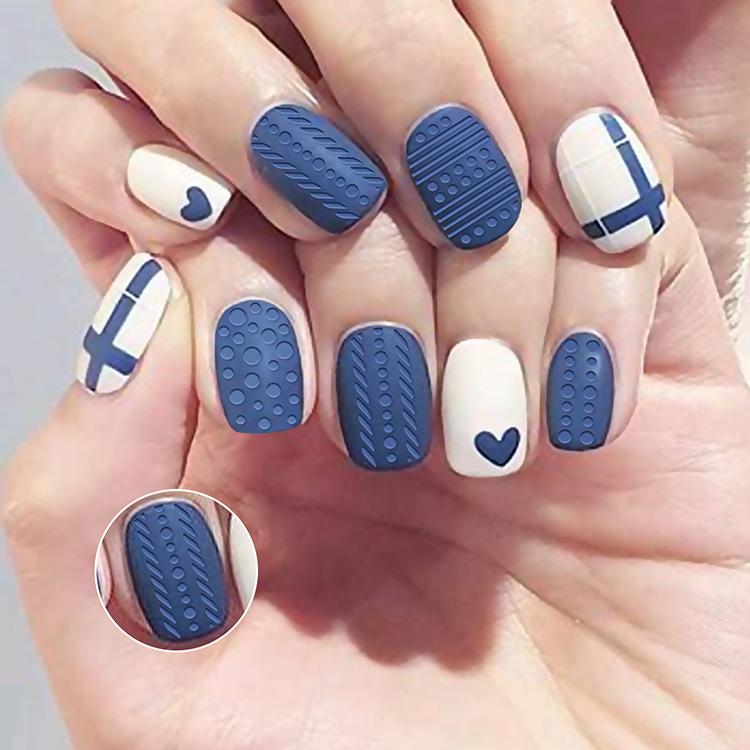 New Nail Art Sticker Nail Sticker 3D Nail Art Decoration Matte Dark Matte New Technology Two Ways To Use