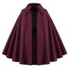 Gothic Costume Cloak With Polyester Fabric For Themed Events And Cosplay Fans