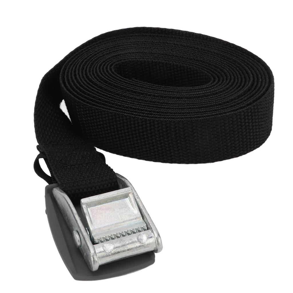 Lashing Strap 11.8 Ft X 1 Inch Quick Release Kayak Tie Downs Strap with Metal Cam Lock Buckle for Truck Cinch Luggage